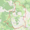Trace GPS Cordes - Les cabannes, Mouzieys-Panens, itinéraire, parcours