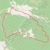 Trace GPS Plateau de Siou Blanc, itinéraire, parcours