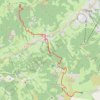 Trace GPS Mont de Vorès (Tête des 3 Coins), itinéraire, parcours