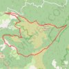 Trace GPS Col du sapet - mivajols, itinéraire, parcours