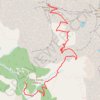 Trace GPS Montée du Mont Pelat, itinéraire, parcours