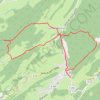 Trace GPS Tour du Lanchet - Lamoura, itinéraire, parcours