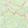 Trace GPS GR 463 : Randonnée d'Évaux-les-Bains (Creuse) à Ébreuil (Allier), itinéraire, parcours