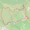 Trace GPS Minerve-Ponts naturels-Le Cesse-Dolmens des Lacs-Le Briant (..., itinéraire, parcours