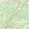 Trace GPS Le Mont Poupet, itinéraire, parcours
