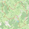 Trace GPS Tour de la commune de Saint-Pardoux-d'Arnet, itinéraire, parcours