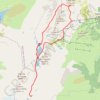 Trace GPS Glacier de Saint Sorlin. (Oisans), itinéraire, parcours