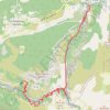 Trace GPS Sentier Martel Gorges du Verdon, itinéraire, parcours