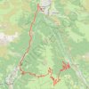 Trace GPS Col du Riou Cauterets, itinéraire, parcours