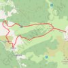 Trace GPS Mont Fourcat en circuit depuis Serres, itinéraire, parcours