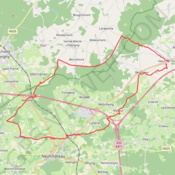 Trace GPS JRPMF_Sep7_22, itinéraire, parcours