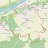 Trace GPS Val de Loire, Chaumont-sur-Loire, Les frileuses, itinéraire, parcours