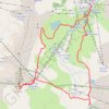 Trace GPS Le sentier des lacs et l'Aiguille Grive au départ des Arcs 2000, itinéraire, parcours