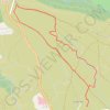 Trace GPS Cani-randonnée Conques, itinéraire, parcours