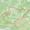 Trace GPS Monoblet - Les Jumelles - Aubret - Fressac, itinéraire, parcours