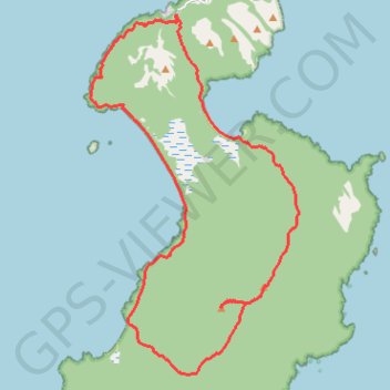 Trace GPS Peninsula Track - Mount Freycinet, itinéraire, parcours
