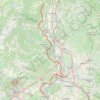 Trace GPS GR42 De Saint Montan (Ardèche) à Beaucaire (Gard), itinéraire, parcours