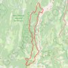 Trace GPS Parc naturel régional du Vercors, itinéraire, parcours