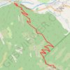 Trace GPS Crête de Destourbes (Castellane), itinéraire, parcours