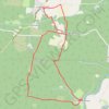 Trace GPS Promenade dans la forêt du Béas à Sainte-Catherine, itinéraire, parcours