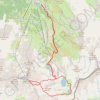 Trace GPS Arre Sourins et circuit des lacs depuis Gourette, itinéraire, parcours