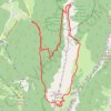 Trace GPS Cheminée de Fontanieu (Chartreuse), itinéraire, parcours