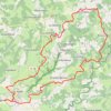 Trace GPS Montbron Rand'Aupy 2019 43kms, itinéraire, parcours