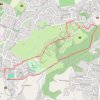 Trace GPS Circuit des coteaux - Bouliac, itinéraire, parcours