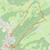 Trace GPS Le fort Belin à Salins-les-Bains, itinéraire, parcours