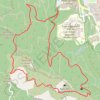 Trace GPS Les Escampons par la corniche de Françoise, itinéraire, parcours