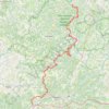 Trace GPS Cussac - Saint Astier, itinéraire, parcours