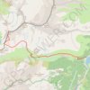 Trace GPS Le Pic Sanctus par la cabane de Bouleste et le col d'Uzious, itinéraire, parcours