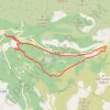 Trace GPS 2023 0331 - bau de st Jean bois de Garavagne depuis le Tourounet, itinéraire, parcours