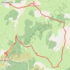 Trace GPS Chambertoux-Sainte Enimie, itinéraire, parcours