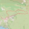 Trace GPS La Gardiole Mont Puget, itinéraire, parcours