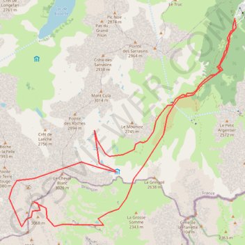 Trace GPS Raid mont thabord, itinéraire, parcours