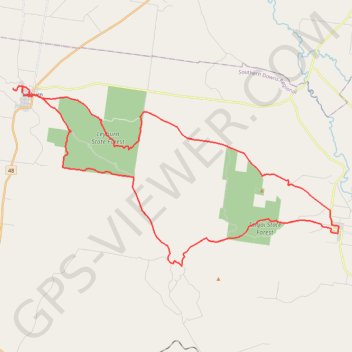 Trace GPS Pratten - Leyburn, itinéraire, parcours