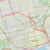 Trace GPS Kay Beltline - Rosedale Valley - Don Valley - Prohibition, itinéraire, parcours