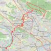 Trace GPS 52 km et 645 m Foret de Montmorency par accès exploration (version Hiver donc goudron) Etang Godard, itinéraire, parcours