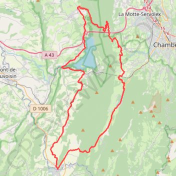 Trace GPS 56 - Tour du Mont Grelle, itinéraire, parcours
