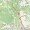 Trace GPS Sospel - Menton (GR 52), itinéraire, parcours