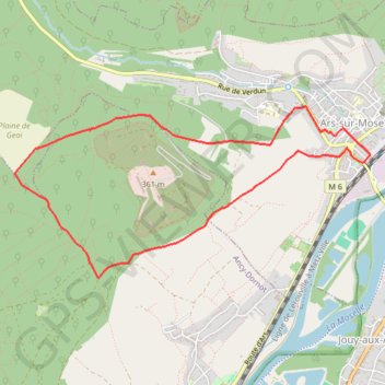 Trace GPS Ars-Gare - Pierre-qui-Tourne - Plaine de Geai, itinéraire, parcours