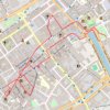 Trace GPS Parcours des Chats à Troyes, itinéraire, parcours