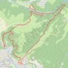 Trace GPS Bonnevaux le Bas - Château d'Ornans, itinéraire, parcours