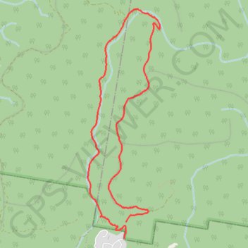 Trace GPS Blue Gum Swamp Track - Shaws Ridge Trail Trail, itinéraire, parcours
