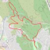 Trace GPS Boucle des Pennes-Mirabeau, itinéraire, parcours