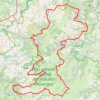 Trace GPS Tour des volcans et lacs d'Auvergne, itinéraire, parcours