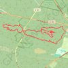 Trace GPS Fontainebleau Mont Aigu, itinéraire, parcours