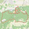 Trace GPS Colorado Provençal (Rustrel), itinéraire, parcours