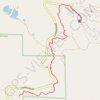 Trace GPS Palomar Observatory, itinéraire, parcours